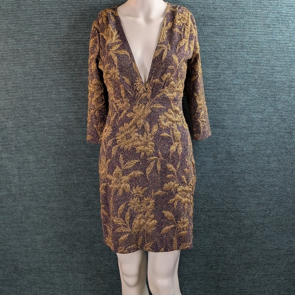 DIOSA Metallic Goddess Mini-Dress